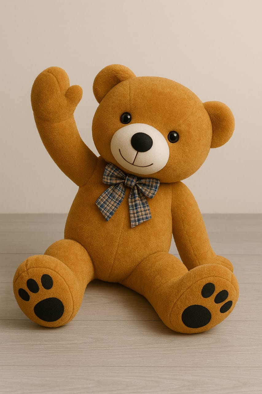 3.5 Ft Teddy Bear for Girls – Soft Toy for Gifting AURIXNEST 